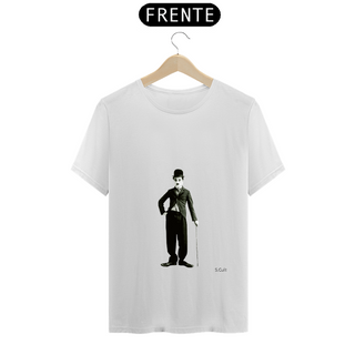 Nome do produtoT-Shirt - Coleção Cinema - Estampa Charlie Chaplin