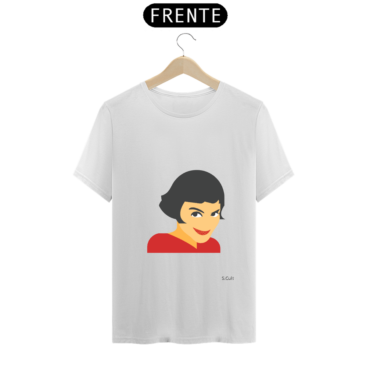 Nome do produto: T-Shirt - Coleção Cinema - Estampa O Fabuloso Destino de Amélie Poulain