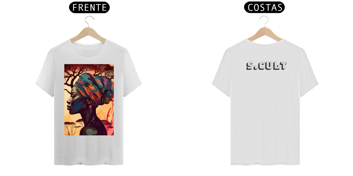 Nome do produto: T-Shirt Prime - Coleção Etnias- Africanas