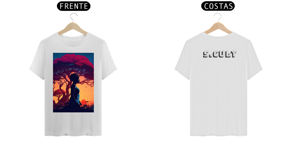 Nome do produto: T-Shirt Prime - Coleção Etnias- Africanas