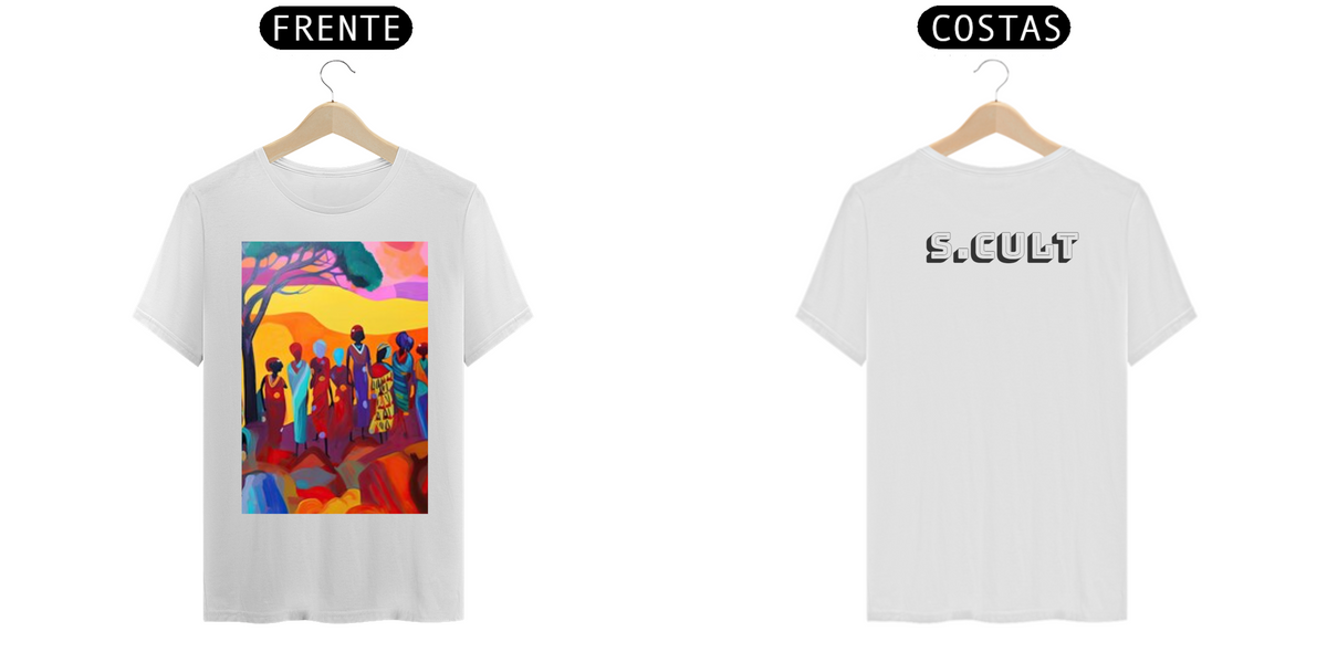 Nome do produto: T-Shirt Prime - Coleção Etnias- Africanas