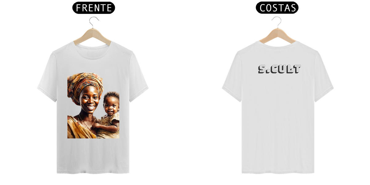 Nome do produto: T-Shirt Prime - Coleção Etnias- Africanas