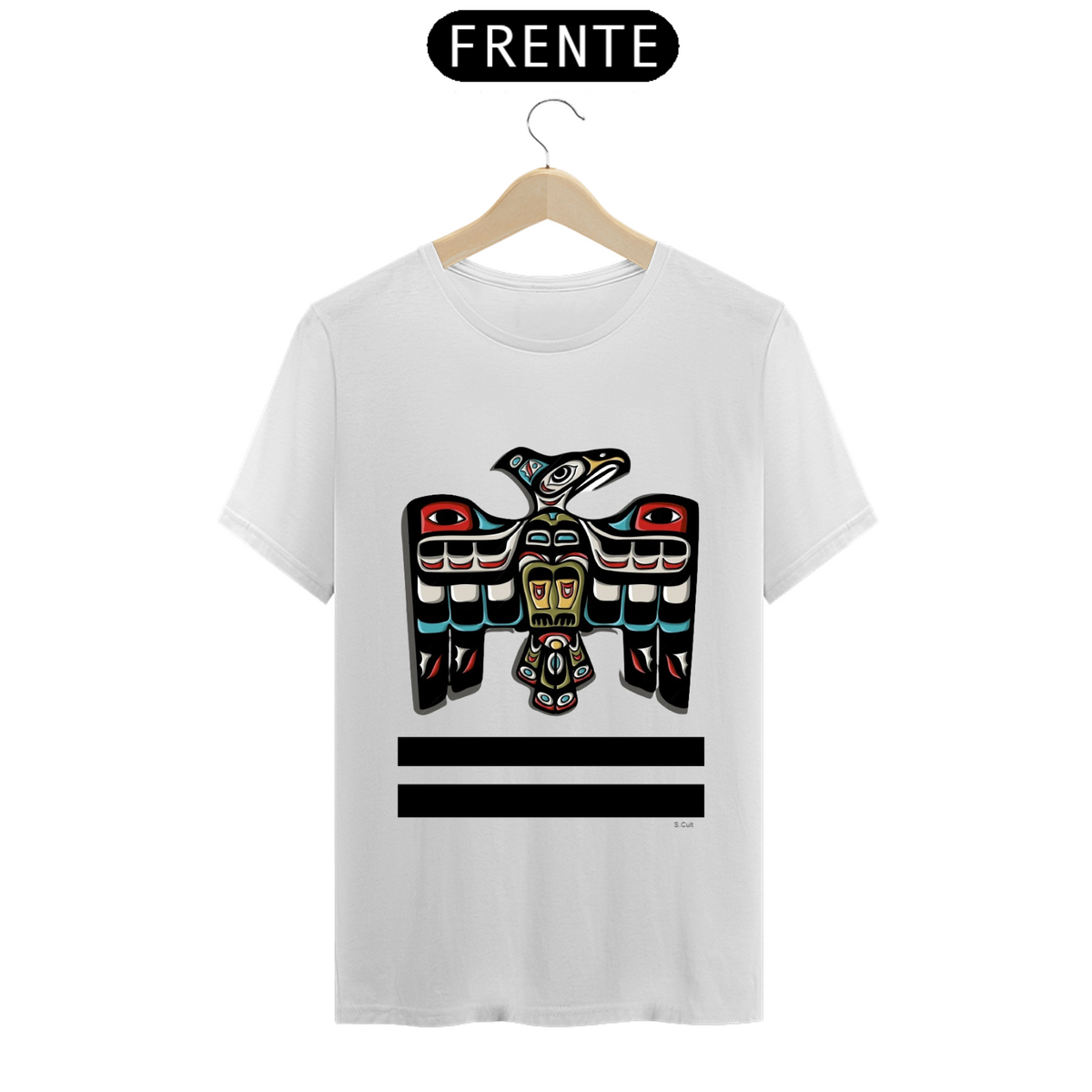 Nome do produto: T. Shirt Coleção Etnias- Ref.Nativo Americano - Águia