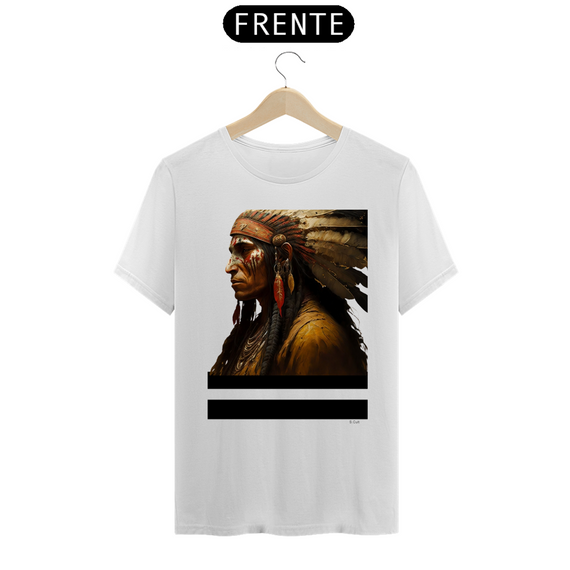 T.Shirt Coleção Etnias- Ref.Nativo Americano - Apache IA