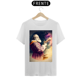 T-Shirt Prime - Coleção cientista maluco - Galileu Galilei