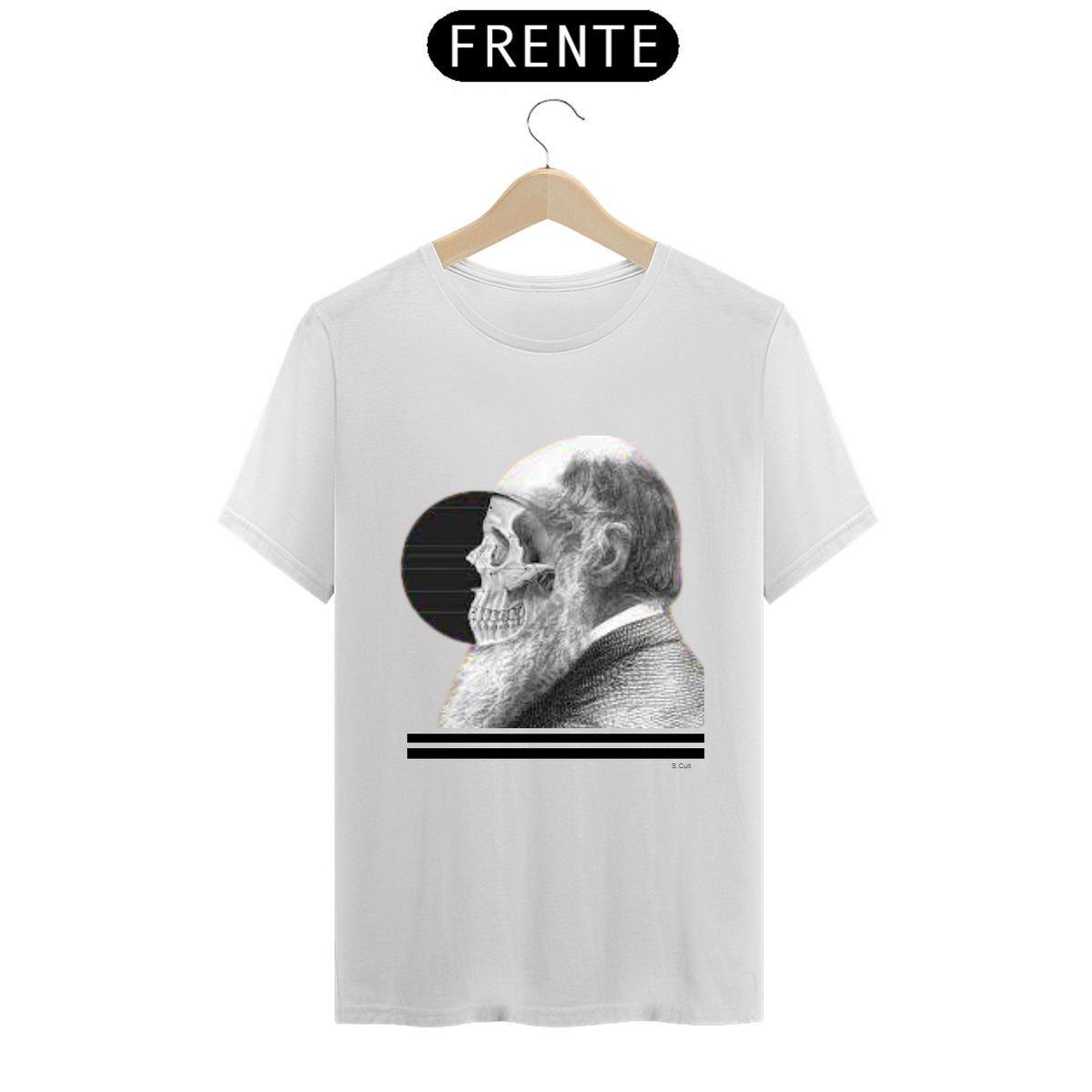 Nome do produto: T-Shirt Prime - Coleção cientista maluco - Charles Darwin