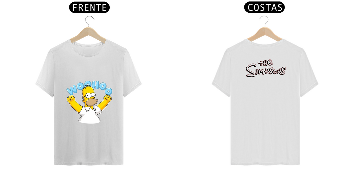 Nome do produto: T.Shirt Prime - Coleção The Simpsons - Estampa Homer Simpson \