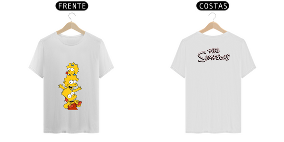 T.Shirt Prime - Coleção The Simpsons - Irmãos 