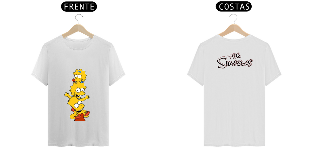 Nome do produto: T.Shirt Prime - Coleção The Simpsons - Irmãos 