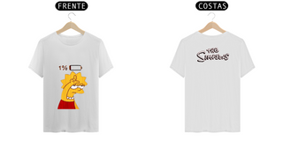 T.Shirt Prime - Coleção The Simpsons - Lisa Simpson Sem Paciência 