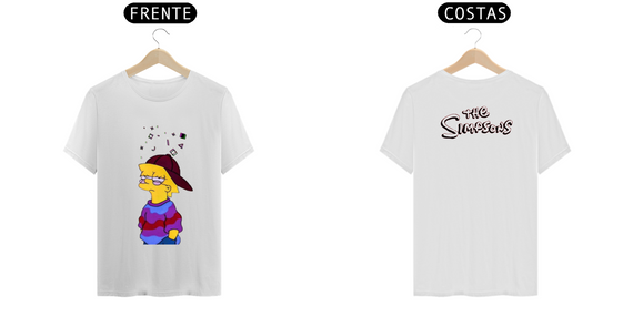 T.Shirt Prime - Coleção The Simpsons - Lisa Simpson 