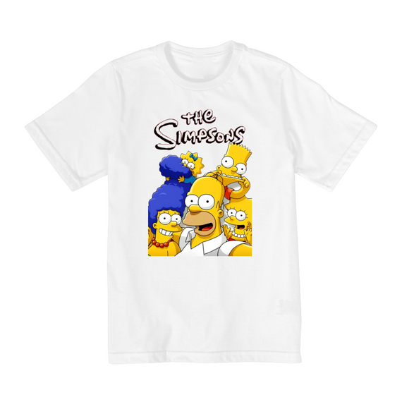 Camiseta Infantil 10 a 14 anos - Coleção Os simpsons