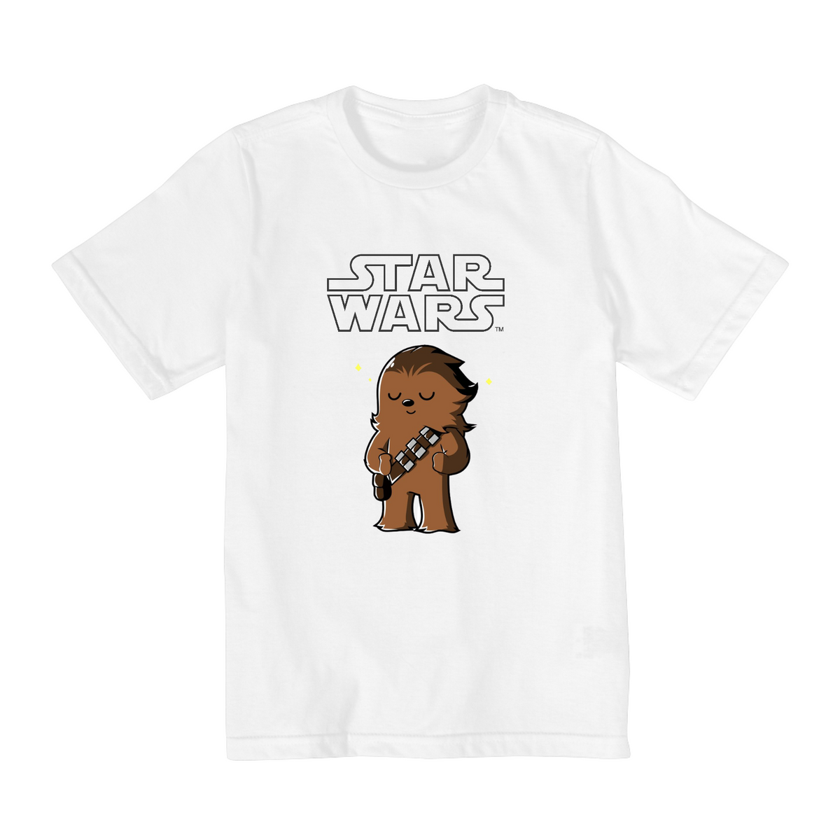 Nome do produto: Coleção Star Wars - Camiseta infantil 02 a 08 anos - Chewbacca 