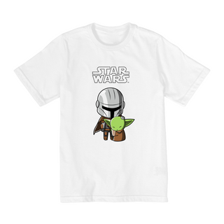 Nome do produtoColeção Star Wars - Camiseta infantil 02 a 08 anos - Yoda e 