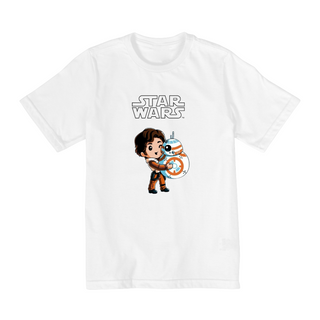 Coleção Star Wars - Camiseta infantil 02 a 08 anos - Droide e Lucky 