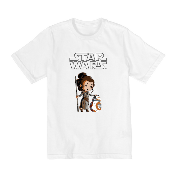 Coleção Star Wars - Camiseta infantil 02 a 08 anos - Droide e