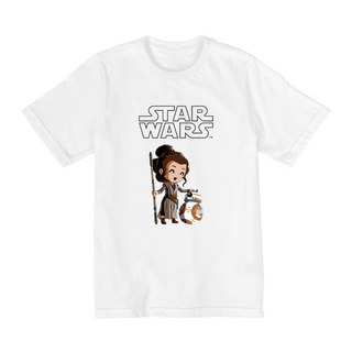 Nome do produtoColeção Star Wars - Camiseta infantil 02 a 08 anos - Droide e