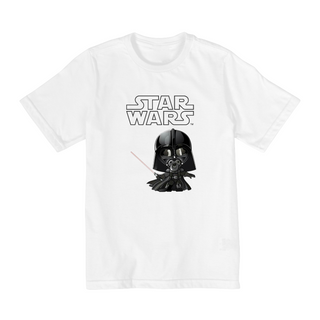 Nome do produtoColeção Star Wars - Camiseta infantil 02 a 08 anos - Darth Vader Baby