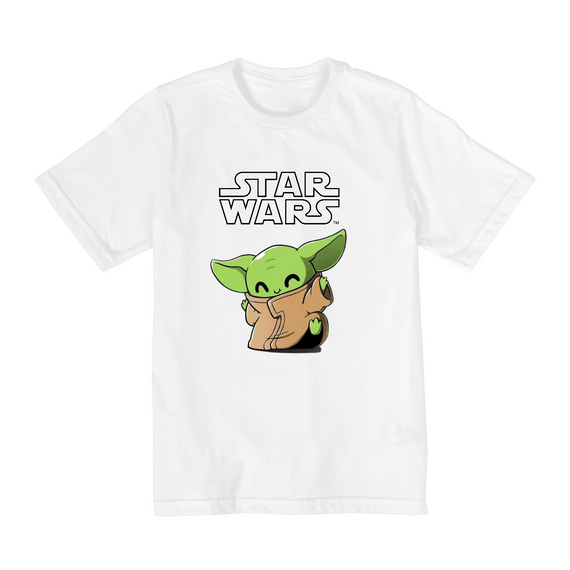 Coleção Star Wars - Camiseta infantil 10 a 14 anos - Yoda