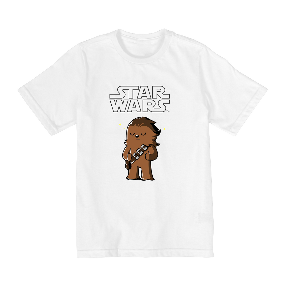 Nome do produto: Coleção Star Wars - Camiseta infantil 10 a 14 anos - Chewbacca