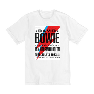 Nome do produtoCamiseta Infantil 02 a 08 anos - Bandas -  David Bowie