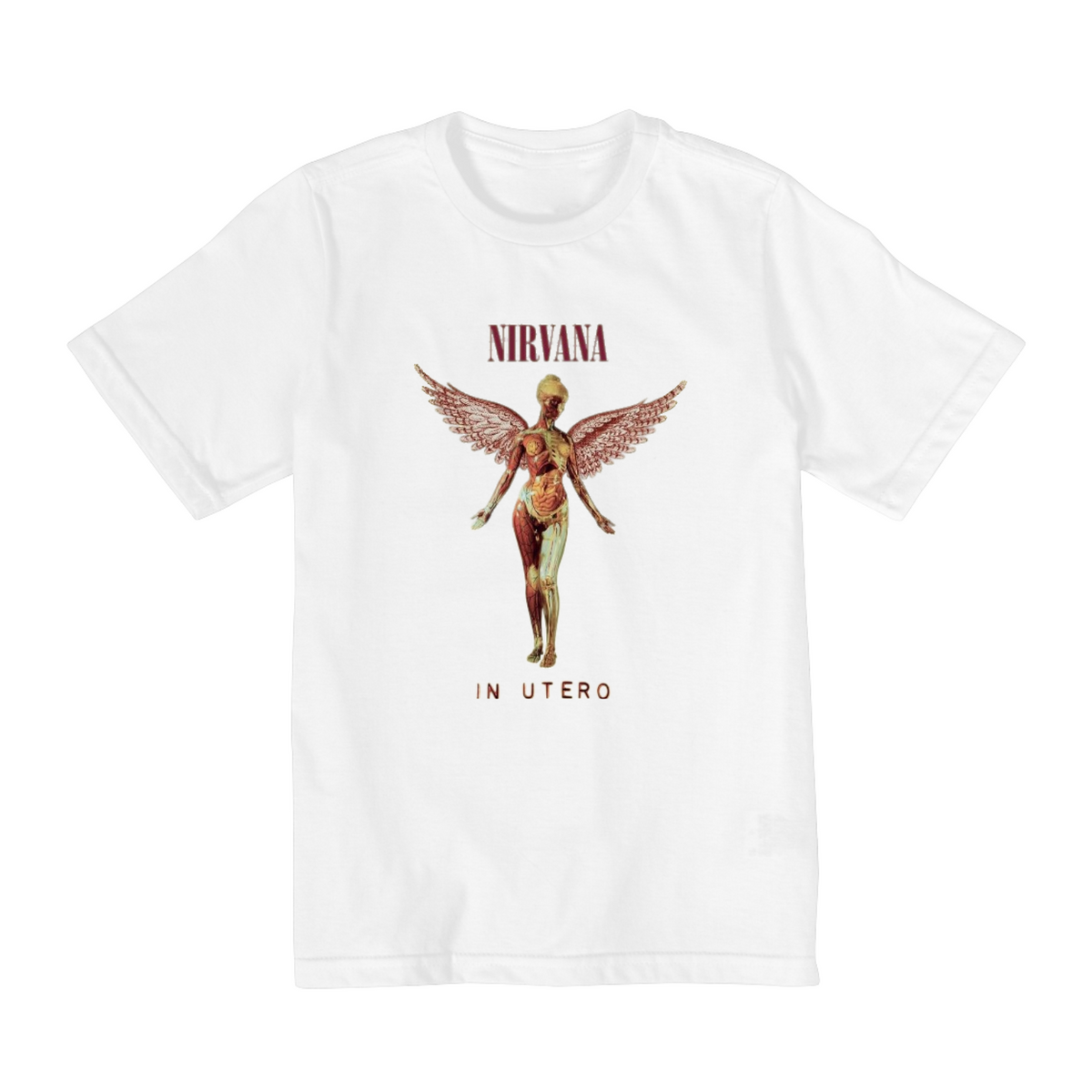 Nome do produto: Camiseta Infantil 10 a 14 anos - Bandas - Nirvana In Utero
