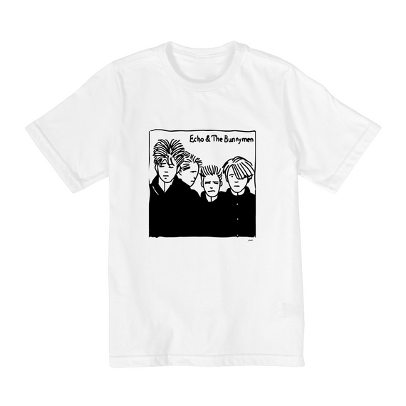Camiseta Infantil 10 a 14 anos - Bandas - Echo & The Bunnymen