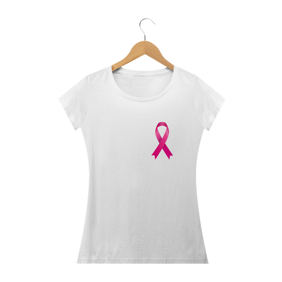 Nome do produto: Baby Long Classic - Camiseta conscientização outubro rosa 