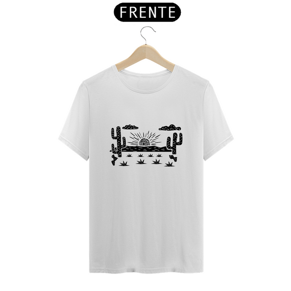 T.Shirt Prime - Colecão Cordel - Estampa * Deserto*