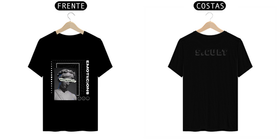 T-Shirt Prime- Coleção Moda Urbana - Streetwear - Estampa Frente e verso