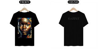 T-Shirt Prime - Coleção Etnias- Africanas - Beleza Africana