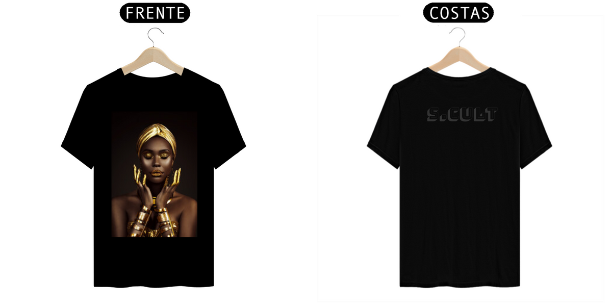 Nome do produto: T-Shirt Prime - Coleção Etnias- Africanas - Beleza Africana