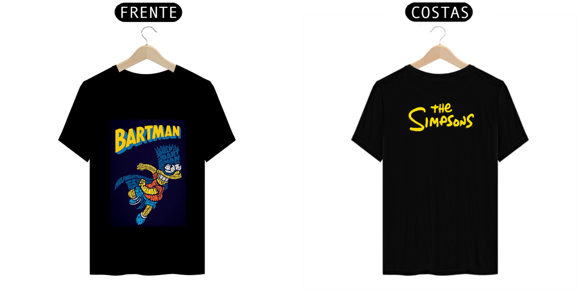 Nome do produto: T.Shirt Prime - Coleção The Simpsons - Bartman