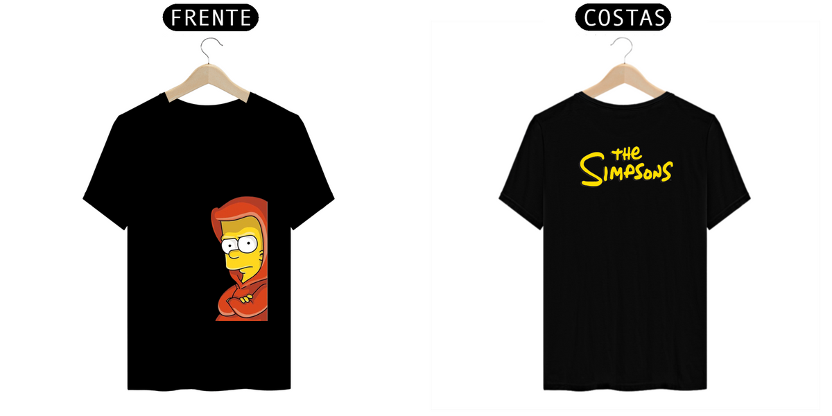 Nome do produto: T.Shirt Prime - Coleção The Simpsons - Bart Simpsom 