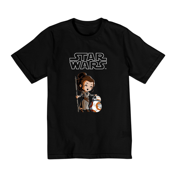 Coleção Star Wars - Camiseta infantil 02 a 08 anos - Droide e