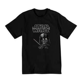 Nome do produtoColeção Star Wars - Camiseta infantil 02 a 08 anos -  Darth Vader 