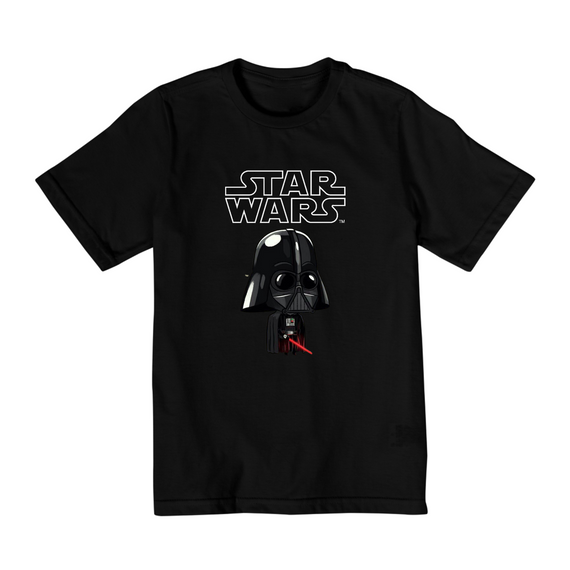 Coleção Star Wars - Camiseta infantil 02 a 08 anos - Darth Vader 