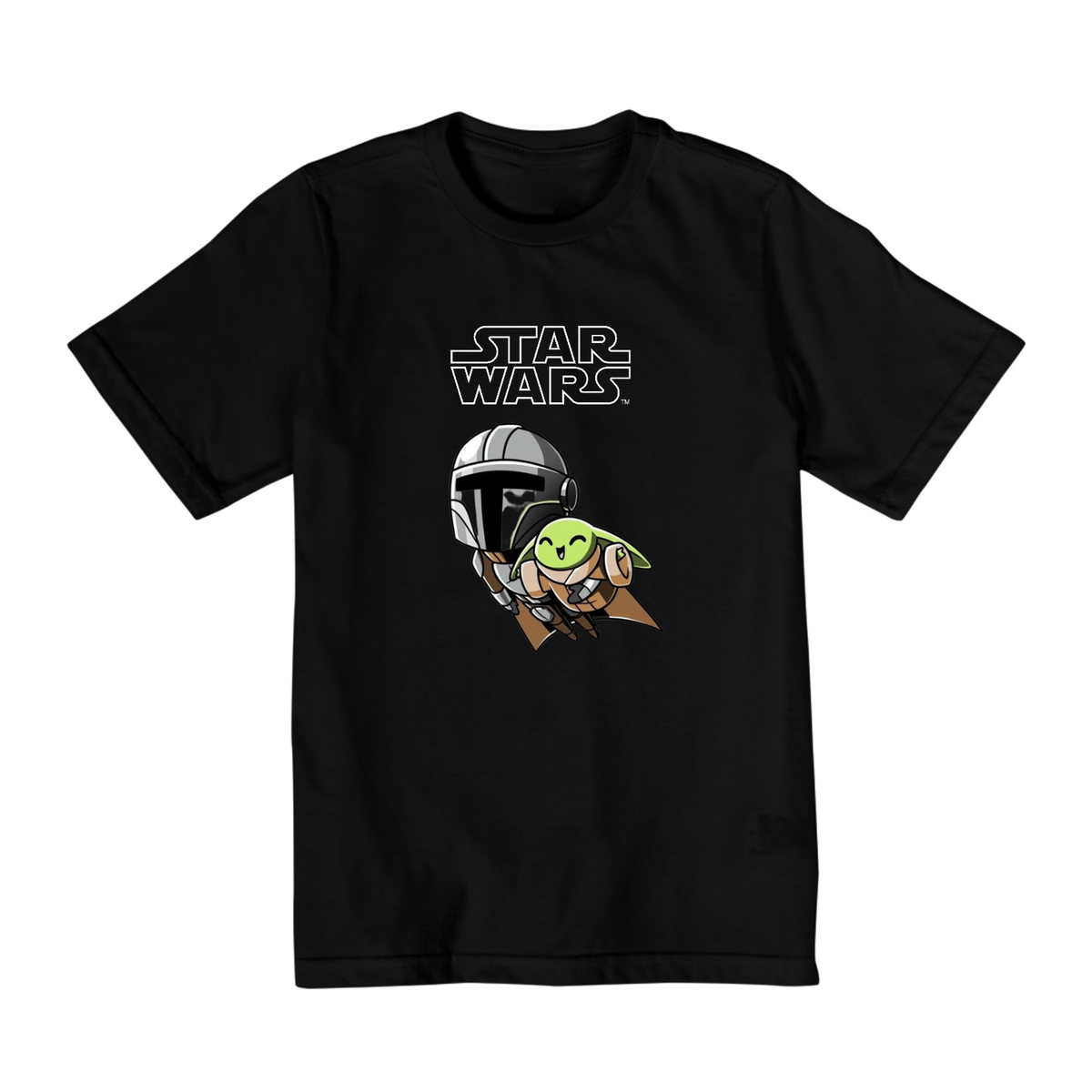 Nome do produto: Coleção Star Wars - Camiseta infantil 02 a 08 anos - 