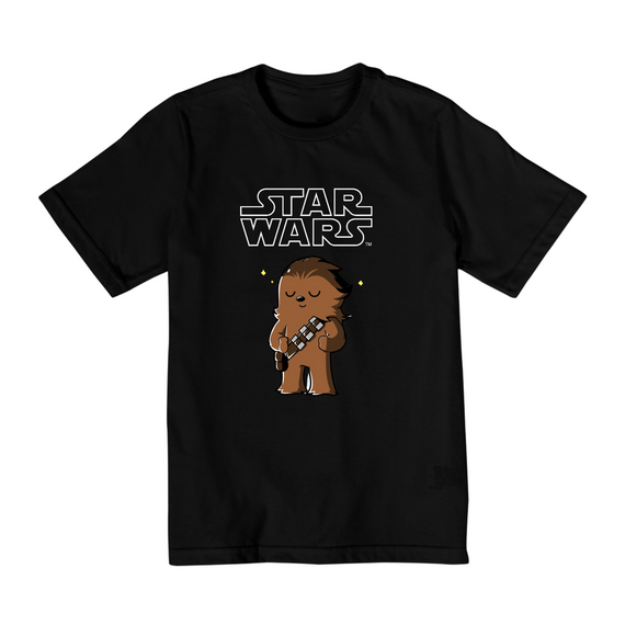 Coleção Star Wars - Camiseta infantil 10 a 14 anos - Chewbacca
