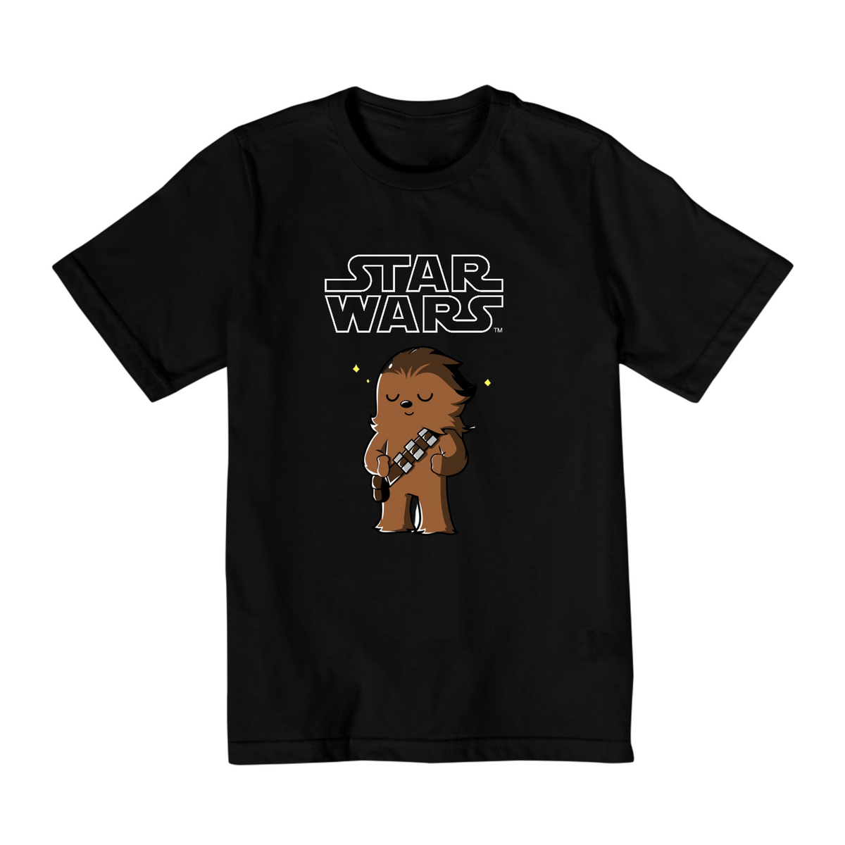 Nome do produto: Coleção Star Wars - Camiseta infantil 10 a 14 anos - Chewbacca