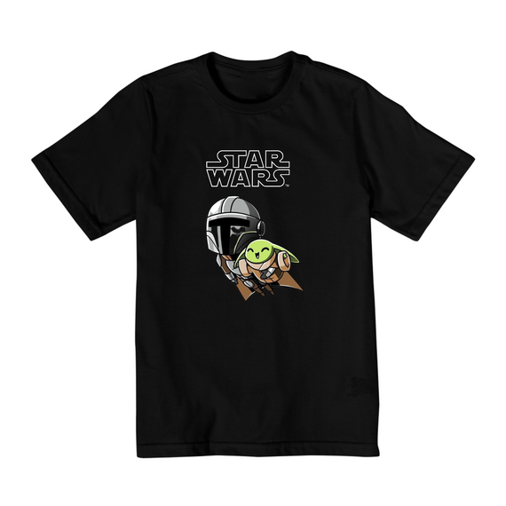 Coleção Star Wars - Camiseta infantil 10 a 14 anos -