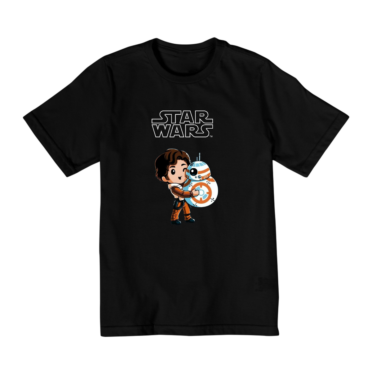 Nome do produto: Coleção Star Wars - Camiseta infantil 10 a 14 anos -