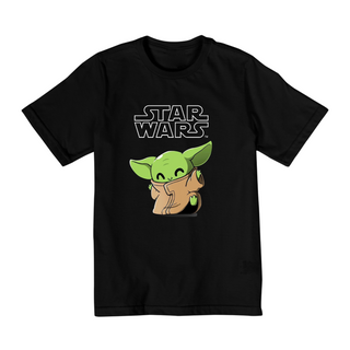 Nome do produtoColeção Star Wars - Camiseta infantil 10 a 14 anos - Yoda