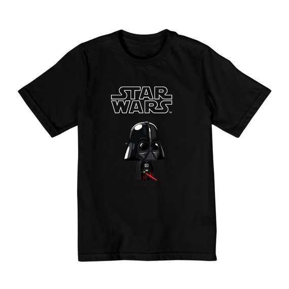 Coleção Star Wars - Camiseta infantil 10 a 14 anos - Darth Vader