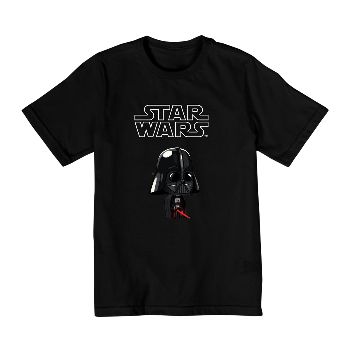 Nome do produto: Coleção Star Wars - Camiseta infantil 10 a 14 anos - Darth Vader