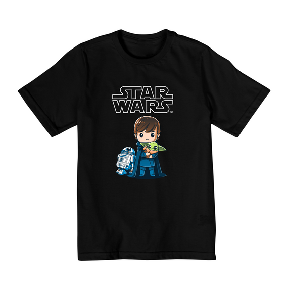Coleção Star Wars - Camiseta infantil  10 a 14  anos -