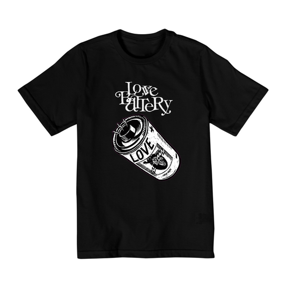 Camiseta Infantil 02 a 08 anos - Bandas - Love Battery