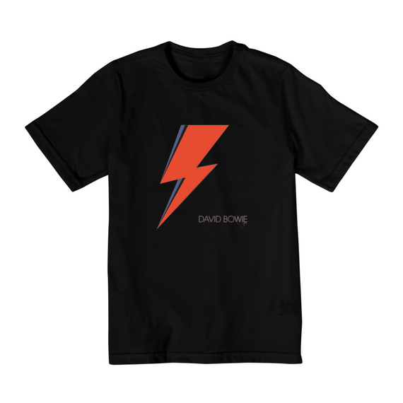 Camiseta Infantil 10 a 14 anos - Bandas - David Bowie