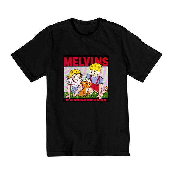 Camiseta Infantil 10 a 14 anos - Bandas -  Melvins 
