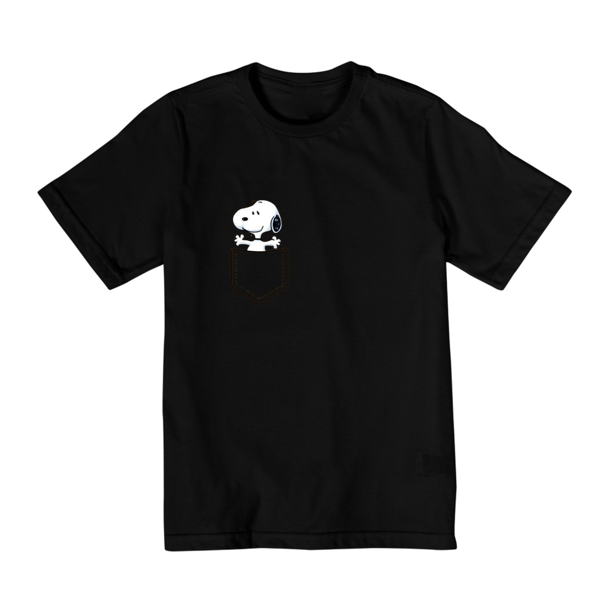 Nome do produto: Camiseta Infantil 10 a 14 anos - Desenhos Animados - Snoopy 